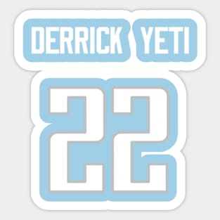 Derrick Yeti Sticker